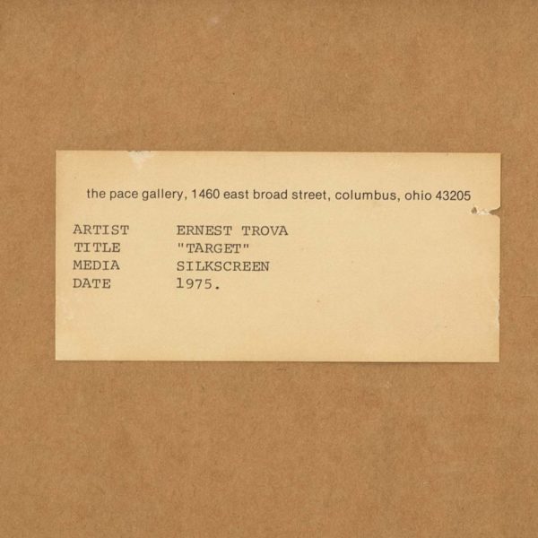Vintage ERNEST TROVA(1927-2009) Silkscreen Circa 1975 - Image 4