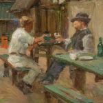 Vintage CARL HORNUNG-JENSEN(1882-1960) Original Oil on Board - Signed - Image 3