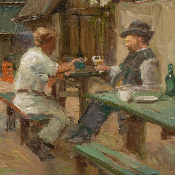 Vintage CARL HORNUNG-JENSEN(1882-1960) Original Oil on Board - Signed - Image 3
