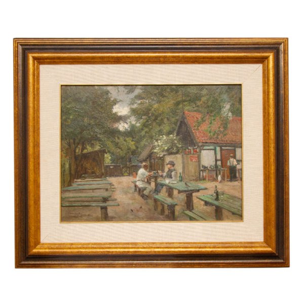 Vintage CARL HORNUNG-JENSEN(1882-1960) Original Oil on Board - Signed - Image 1