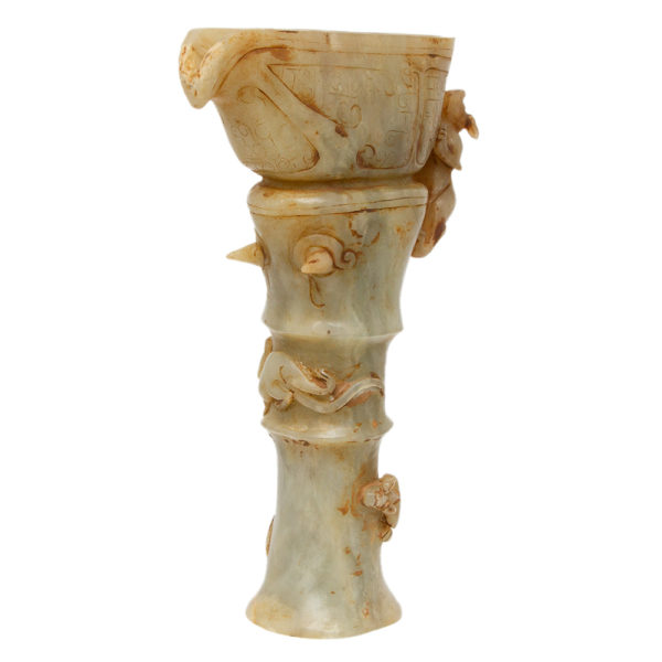 Chinese Carved Rhython Cup - Image 3