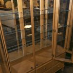 ETHAN ALLEN Blonde Wood Display Cabinet - Image 5