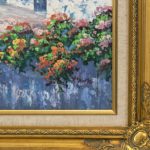 Original Seaside Villa Oil on Canvas - Signed - Image 4