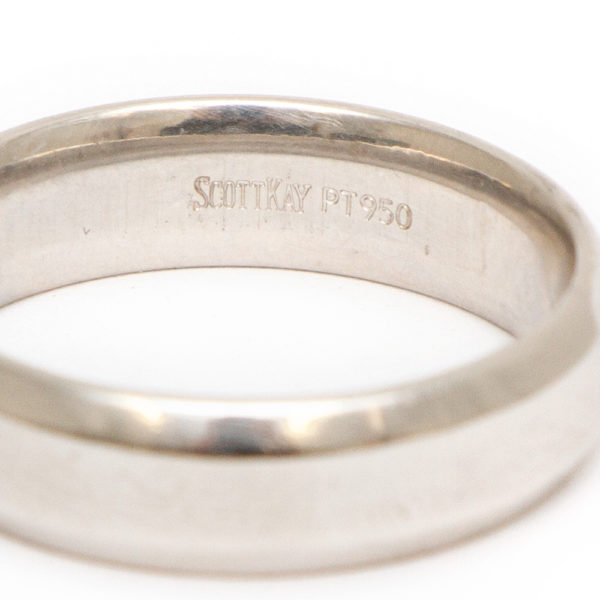 SCOTT KAY Wedding Band in Platinum - Image 2
