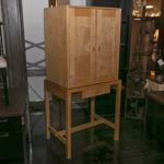 Custom Crafted Tiger Maple Cabinet - Image 7