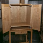 Custom Crafted Tiger Maple Cabinet - Image 3