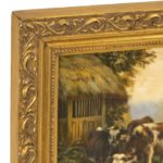 Original Oil on Board Painting of Pastoral Landscape - Image 3