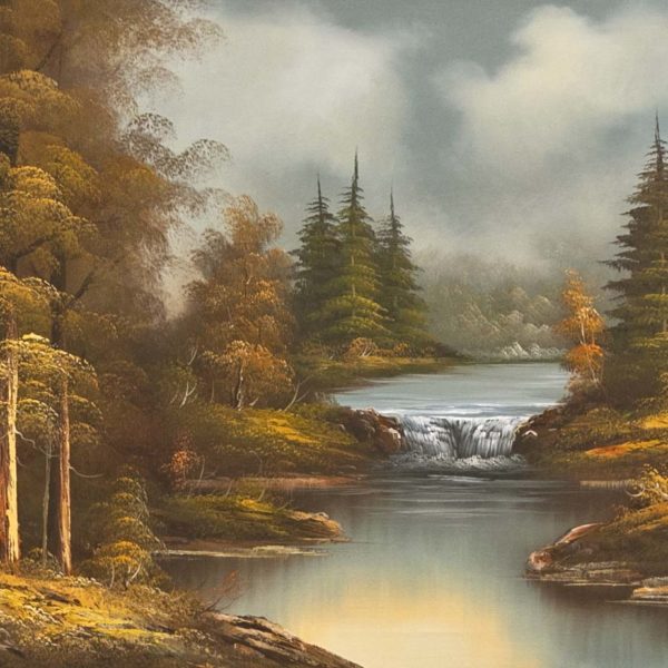 RAY HILLCOCK Original Oil Landscape on Canvas Painting - Image 2
