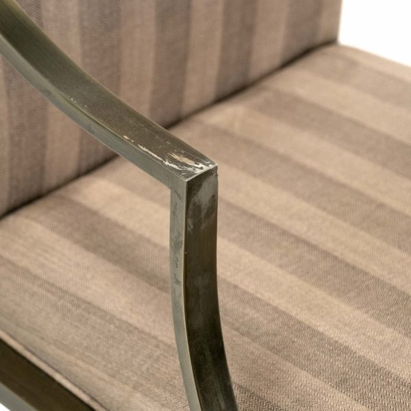 DIA Metal and Glass Extension Dining Table with 6 Chairs - Image 8