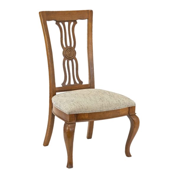 THOMASVILLE Parquet Top Dining Table with 8 Chairs, 2-20” Leaves, and Pads - Image 10