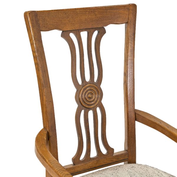 THOMASVILLE Parquet Top Dining Table with 8 Chairs, 2-20” Leaves, and Pads - Image 5