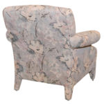 Pastel Pattern Upholstered Accent Chair Circa 1980s - Image 7