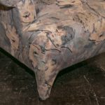 Pastel Pattern Upholstered Accent Chair Circa 1980s - Image 3