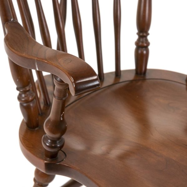 PENNSYLVANIA HOUSE Cherry Dining Table with 6 Chairs and 2-10” Leaves - Image 7