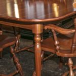 PENNSYLVANIA HOUSE Cherry Dining Table with 6 Chairs and 2-10” Leaves - Image 3
