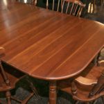 PENNSYLVANIA HOUSE Cherry Dining Table with 6 Chairs and 2-10” Leaves - Image 2