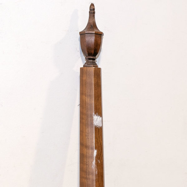 Vintage HENKEL HARRIS King Size Cherry Pencil Post Bed with Finials - Image 7