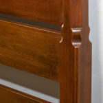 Vintage HENKEL HARRIS King Size Cherry Pencil Post Bed with Finials - Image 5