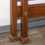 Vintage HENKEL HARRIS King Size Cherry Pencil Post Bed with Finials - Image 6