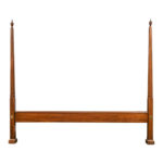 Vintage HENKEL HARRIS King Size Cherry Pencil Post Bed with Finials - Image 3