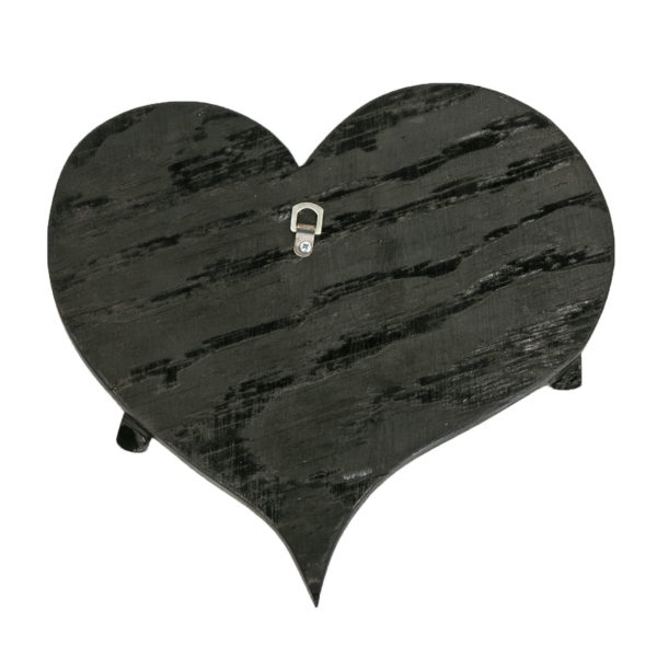 THOM "TEX" WHEELER Stainless Steel Heart Sculpture - Image 3