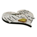 THOM "TEX" WHEELER Stainless Steel Heart Sculpture - Image 2