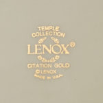 60 Piece Set of LENOX Gold Citation Fine China - Image 2