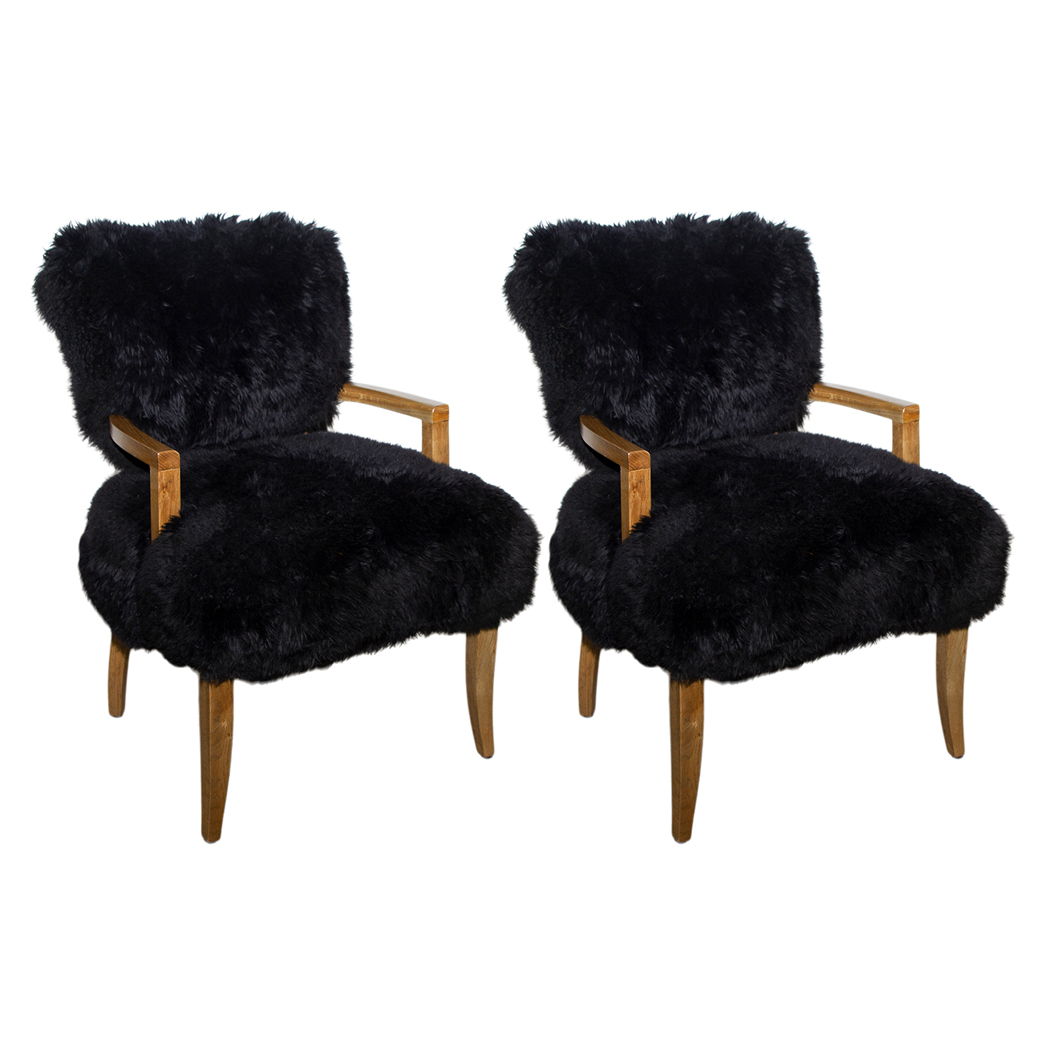 Restoration hardware fur online chair