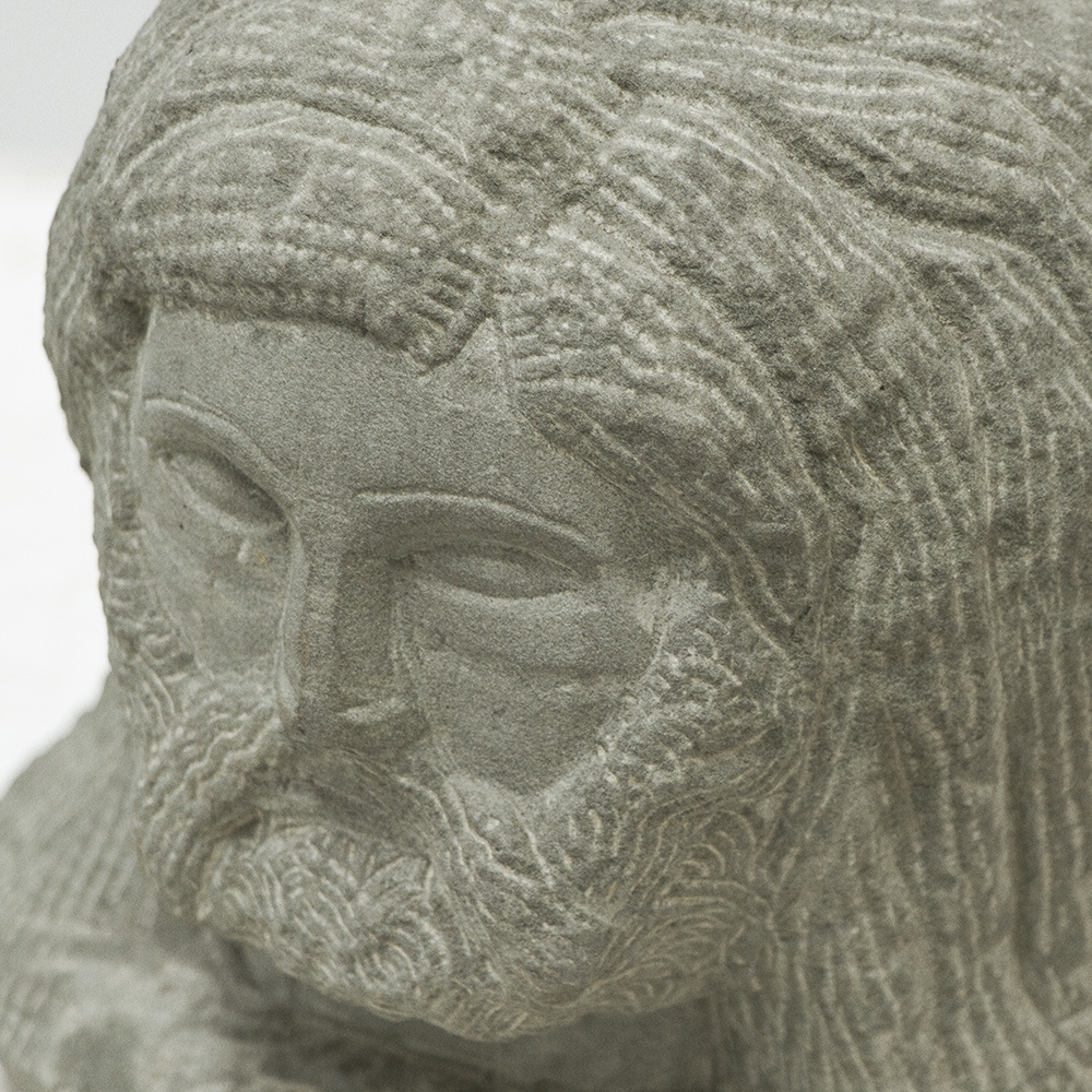 ERNEST “POPEYE” REED(1919-1985) “Bust of a Mountain Man” Circa