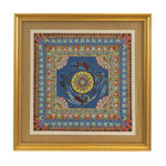 Original Mixed Media of Goddesses Circling a Mandala