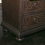 TOMMY BAHAMA Leather Wrapped Three Drawer Chest - Image 4