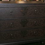 TOMMY BAHAMA Leather Wrapped Three Drawer Chest - Image 2