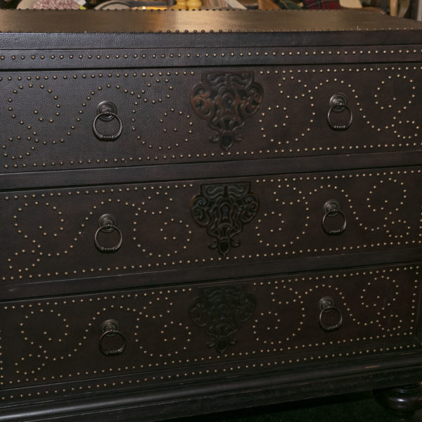 TOMMY BAHAMA Leather Wrapped Three Drawer Chest - Image 2