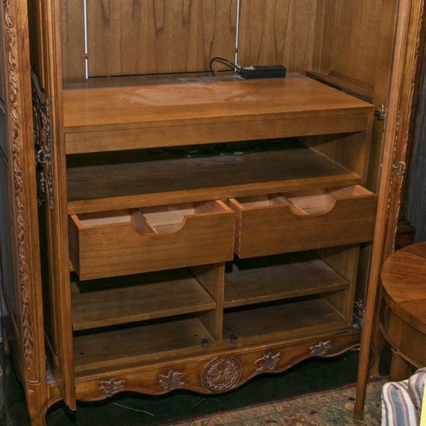 HEKMAN French Style Bonnet Top Media Cabinet - Image 5