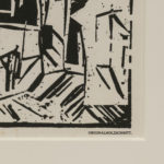 LYONEL FEININGER “Dorf” Original Woodcut - Image 3
