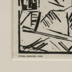 LYONEL FEININGER “Dorf” Original Woodcut - Image 4