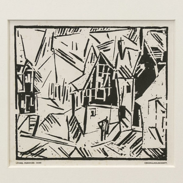 LYONEL FEININGER “Dorf” Original Woodcut - Image 2