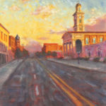KATHY BATES “My Town, Chillicothe, OH” Original Oil on Canvas - Image 2