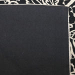 4’x6’ Black and White Crewelwork Tapestry - Image 6