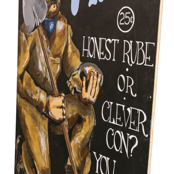 Original "Piltdown Man" Acrylic on Wood Panel - Image 3