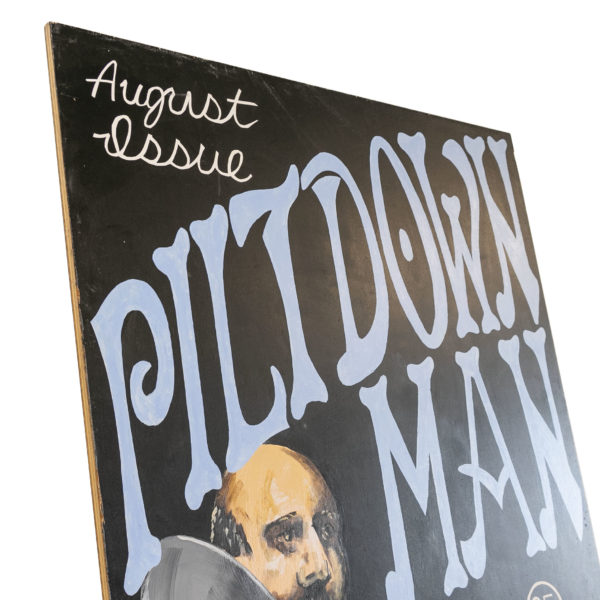 Original "Piltdown Man" Acrylic on Wood Panel - Image 2