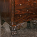 Antique Mahogany Carved Chest - Image 6
