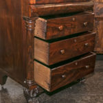 Antique Mahogany Carved Chest - Image 3
