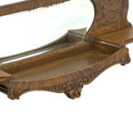 Antique Quarter Sawn Oak Shelf Circa Early 1900s - Image 3