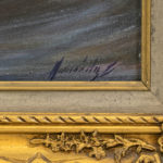Original Oil on Canvas of Ballerina and Swan - Signed - Image 3
