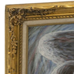 Original Oil on Canvas of Ballerina and Swan - Signed - Image 4