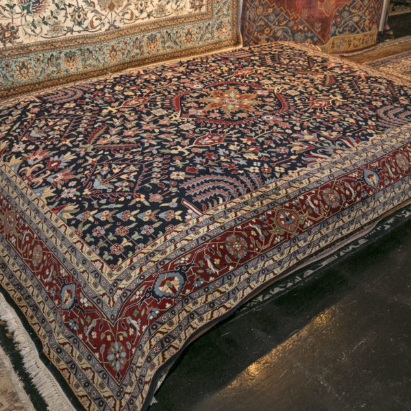 10’x 14’5” Hand Woven Oriental Wool Rug - Image 6