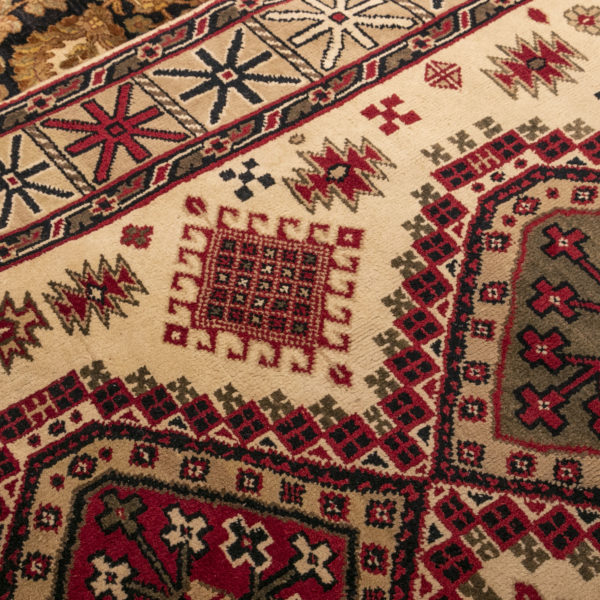 5’9”x 9’9” Hand Knotted Indo Persian Rug - Image 4