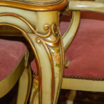 UNION NATIONAL FURNITURE Painted French Country Dining Set - Image 3