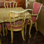 UNION NATIONAL FURNITURE Painted French Country Dining Set